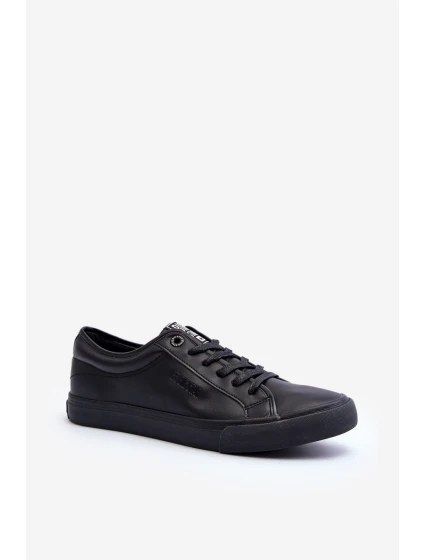 Pánské Tenisky Kůže Černé Big Star model 21646009 - Big Star Shoes Pánské Tenisky Kůže Černé Big Star model 21646009 - Big Star Shoes