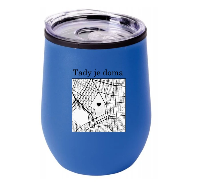 Personalizovaný termohrnek "bowl" s mapou Personalizovaný termohrnek "bowl" s mapou