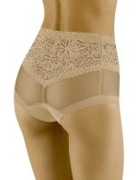 Dámské vyšší tvarující kalhotky model 20567639 Béžová - Wolbar Dámské vyšší tvarující kalhotky model 20567639 Béžová - Wolbar
