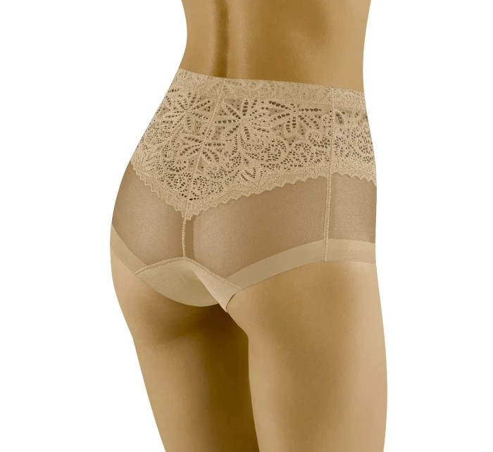 Dámské vyšší tvarující kalhotky model 20567639 Béžová - Wolbar Dámské vyšší tvarující kalhotky model 20567639 Béžová - Wolbar