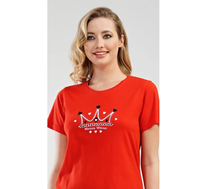 Dámská noční košile s krátkým rukávem model 17360644 - Vienetta