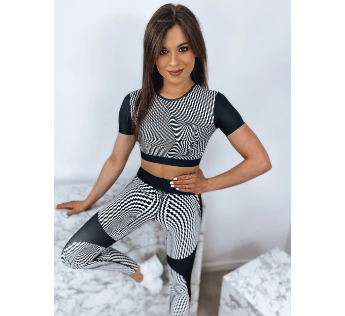 Dámský sportovní set OPTICAL black FashionStreet AY0657