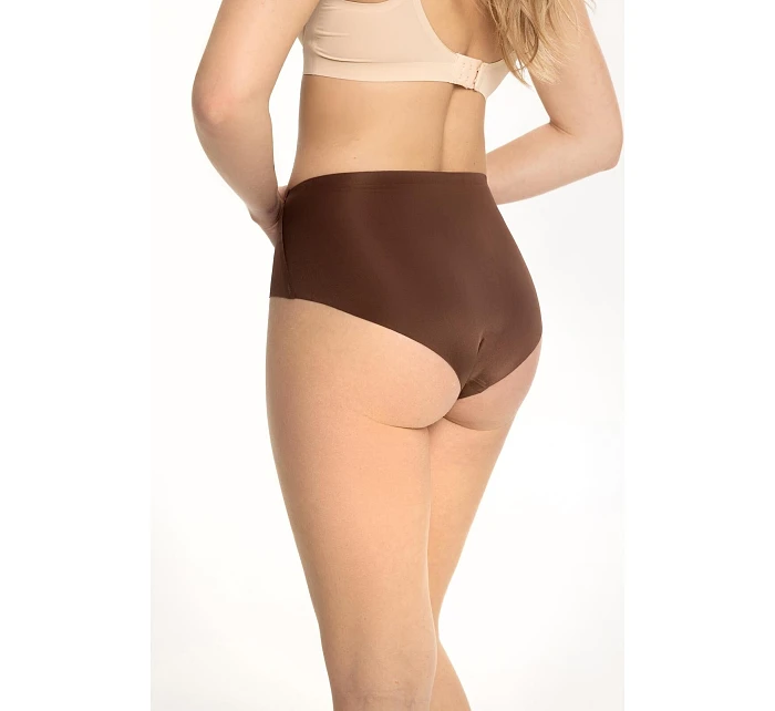 Julimex Čokoládové midi kalhotky S-XL