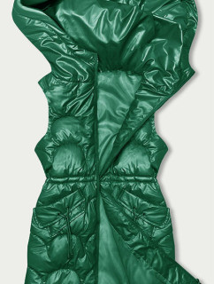Zelená vypasovaná vesta s kapucí (B8172-82)