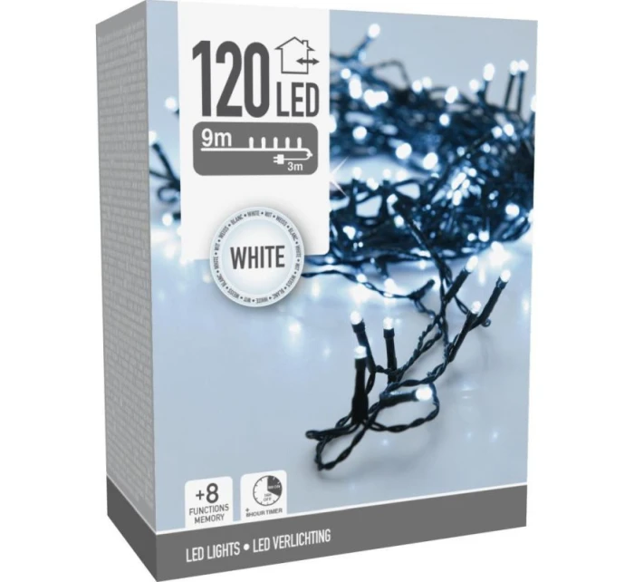 LAMPKI CHOINKOWE 120 LED BIAŁY model 21832451 LAMPKI CHOINKOWE 120 LED BIAŁY model 21832451