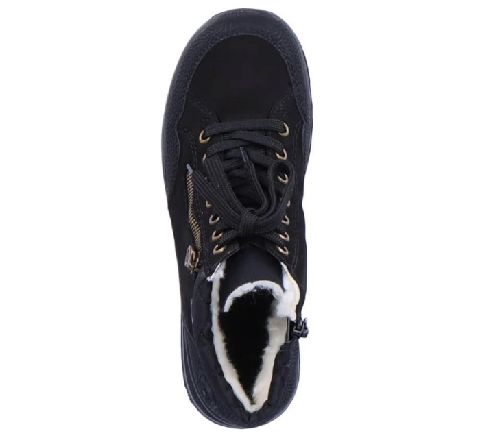 Nepromokavé kožené zateplené boty Rieker W RKR567 Nepromokavé kožené zateplené boty Rieker W RKR567