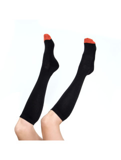 Banana Socks Ponožky podkolenky černé