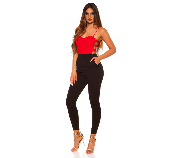 Sexy Koucla jumpsuit with sexy insights