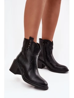 Boty na podpatku model 221135 Step in style