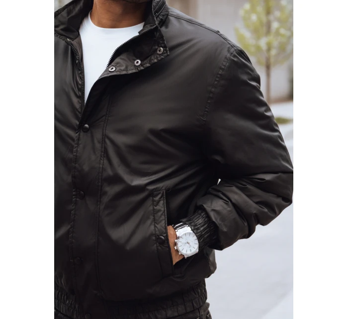 Pánská přechodná bunda černá FashionStreet TX4583