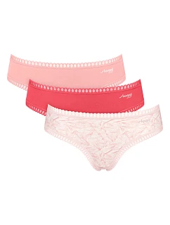 Dámské kalhotky GO Crush Hipster C3P - RED - červené M005 - SLOGGI