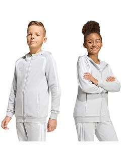 Dětská mikina adidas Tiro 26 League Sweat Full Zip Hoodie šedá KF3323