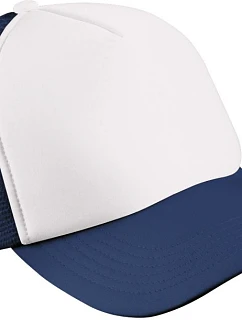 MB 71 Dětská 5 panelová síťovaná kšiltovka model 22503995 white/navy - Daiber
