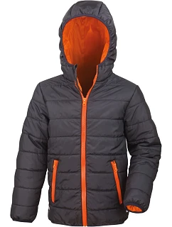 R Dětská prošívaná bunda black/orange model 22428349 - Result