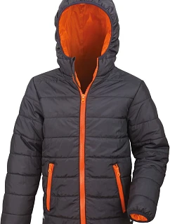 R Dětská prošívaná bunda black/orange model 22428349 - Result