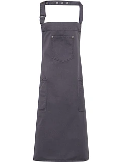 PR 132 Bavlněná zástěra s laclem  steel model 22536613 - Premier