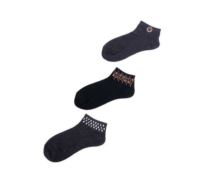Dámské ponožky s krystaly 3pack model 16720909 Multicolour - Yoclub