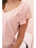 Top dámský bavlněný na ramínkách s výstřihem do V bílá Top dámský bavlněný na ramínkách s výstřihem do V bílá