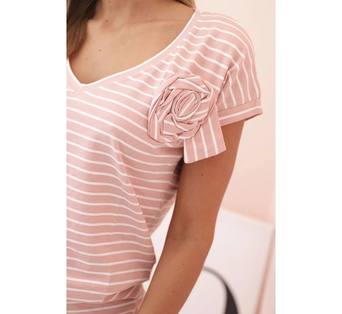 Top dámský bavlněný na ramínkách s výstřihem do V bílá Top dámský bavlněný na ramínkách s výstřihem do V bílá