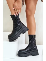 Boty Na Masivní Platformě Černé Florinara Boty Na Masivní Platformě Černé Florinara