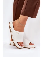 Dámské Pantofle Na Platformě S Big Star Bílé model 21690734 - Big Star Shoes Dámské Pantofle Na Platformě S Big Star Bílé model 21690734 - Big Star Shoes