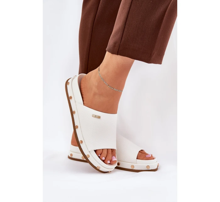 Dámské Pantofle Na Platformě S Big Star Bílé model 21690734 - Big Star Shoes Dámské Pantofle Na Platformě S Big Star Bílé model 21690734 - Big Star Shoes