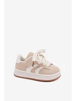 Dětské Sportovní Sneakers na suchý zip z umělé kůže Béžové Zoya Dětské Sportovní Sneakers na suchý zip z umělé kůže Béžové Zoya