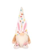 MEDVÍDEK GHOOM 25CM VE SNECH CHLAPEC JARNÍ DEKORACE