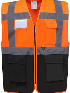 Yoko HVW 801 Hi-Vis multifunkční vesta 79.W801 hi vis orange/black