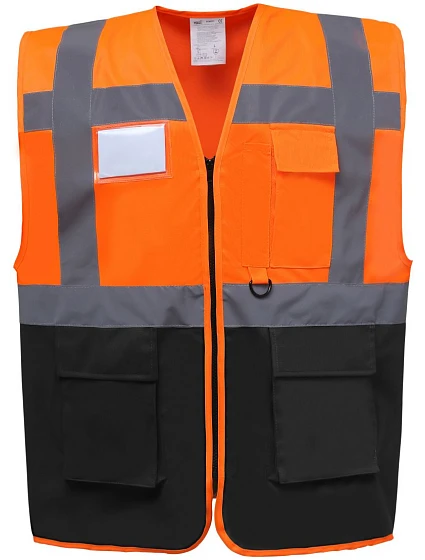 Yoko HVW 801 Hi-Vis multifunkční vesta 79.W801 hi vis orange/black Yoko HVW 801 Hi-Vis multifunkční vesta 79.W801 hi vis orange/black