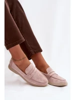 Dámské z eko semiše Špinavě růžová model 21900438 - Boto