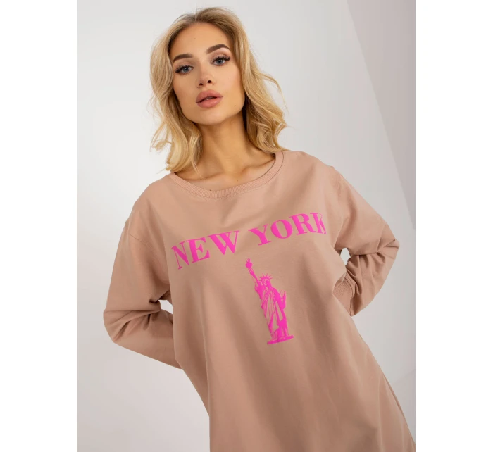 Halenka VI BL model 20742204 béžová a růžová - FPrice Halenka VI BL model 20742204 béžová a růžová - FPrice