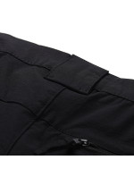 Pánské kalhoty s impregnací a odepínatelnými noh. ALPINE PRO NESC black