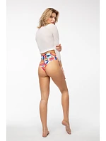 Dámské kalhotky Flower Folk Simple Brasil Maxi barevné květy - Julimex