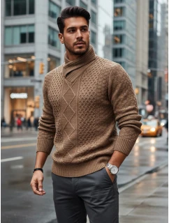 Pánský velbloudí svetr Dstreet model 21982485 - FashionStreet