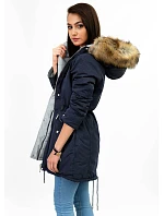 DWUSTRONNA DAMSKA KURTKA ZIMOWA Z KAPTUREM model 21241886 - MHM DWUSTRONNA DAMSKA KURTKA ZIMOWA Z KAPTUREM model 21241886 - MHM