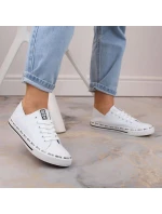 W model 22018124 bílé prolamované nízké tenisky - Big Star W model 22018124 bílé prolamované nízké tenisky - Big Star