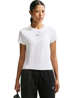 Dámské tričko Nike Sportswear Chill Knit, bílé, FV5508 100