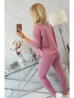 Sada s potiskem Queen tmavě růžová Sada s potiskem Queen tmavě růžová