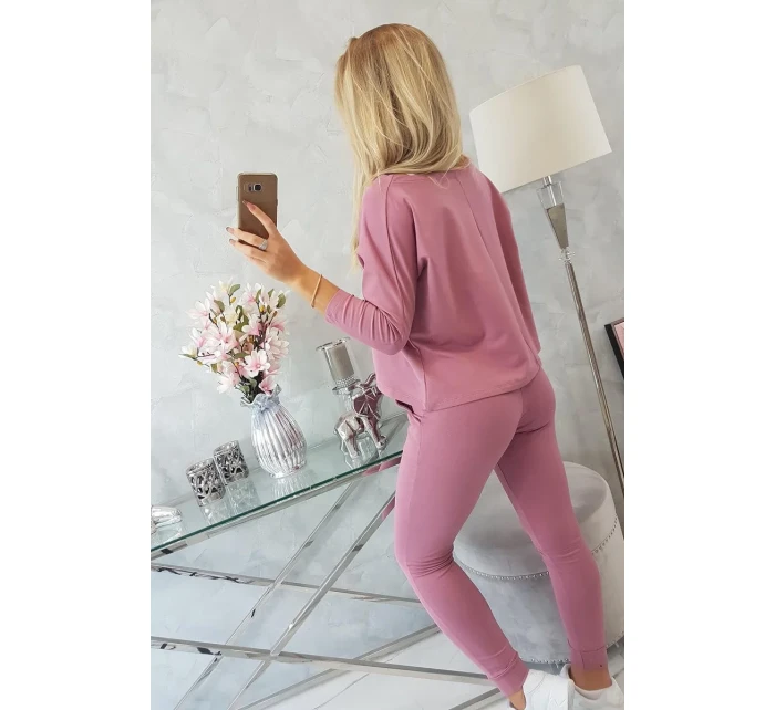 Sada s potiskem Queen tmavě růžová Sada s potiskem Queen tmavě růžová