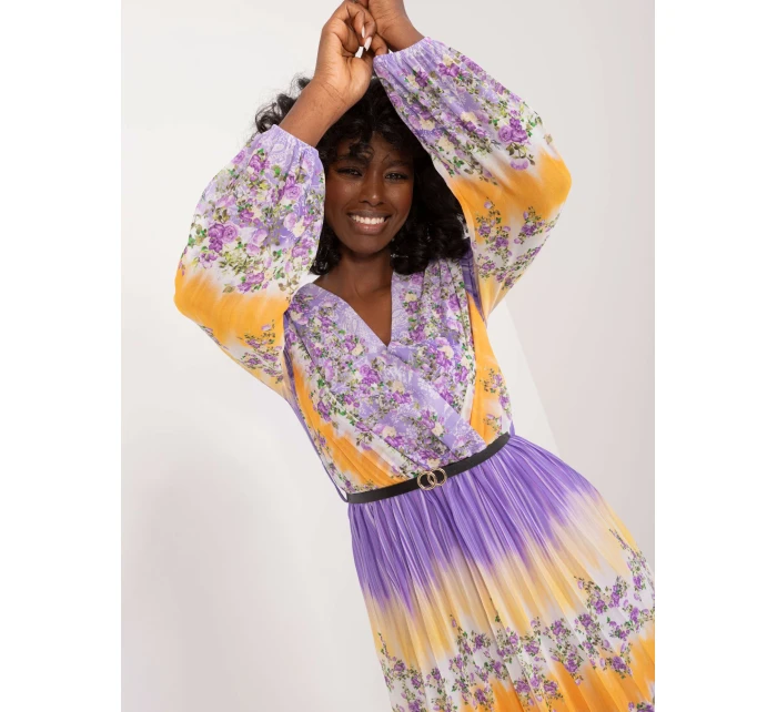 Sukienka DHJ SK  jasny fioletowy model 20105182 - FPrice