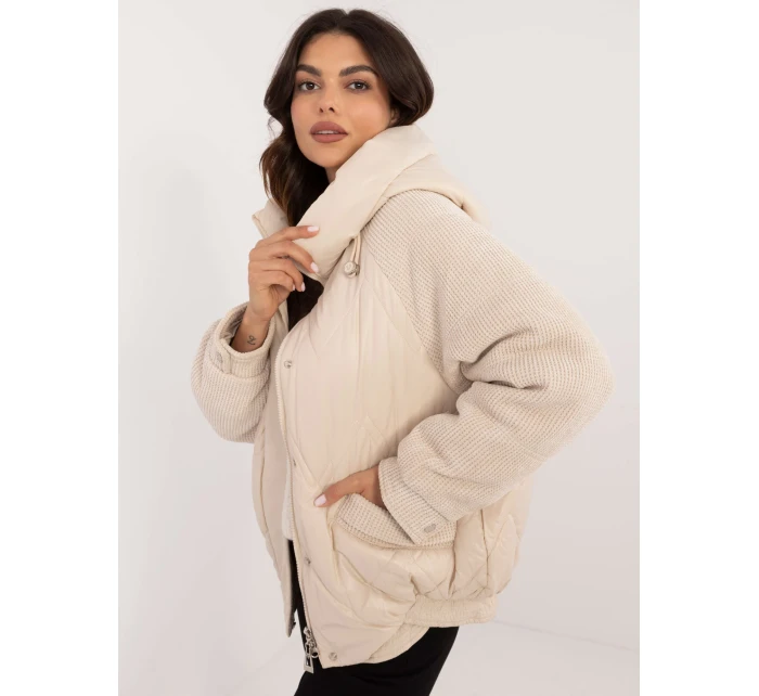 Bunda MBM KR AJ218 003.16P světle béžová Bunda MBM KR AJ218 003.16P světle béžová