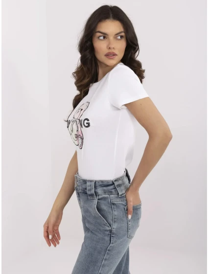 Tričko NM TS JX 09328.65P bílá růžová Tričko NM TS JX 09328.65P bílá růžová