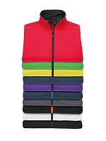 Result R 232F Dámská 2-vrstvá softshell vesta "Printable" 30.232F charcoal/black