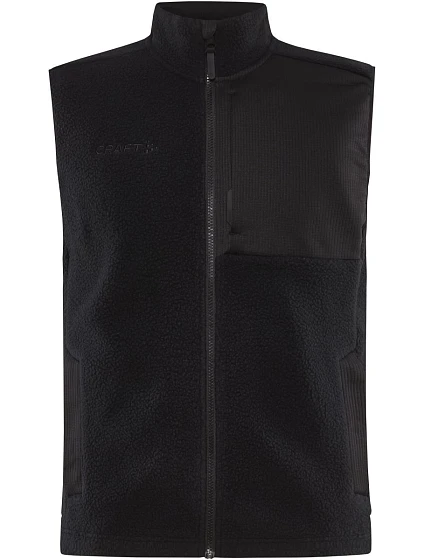 Craft Corporate ADV Pile Fleece Vest M Pánská fleecová vesta Sherpa 81.3810 black Craft Corporate ADV Pile Fleece Vest M Pánská fleecová vesta Sherpa 81.3810 black