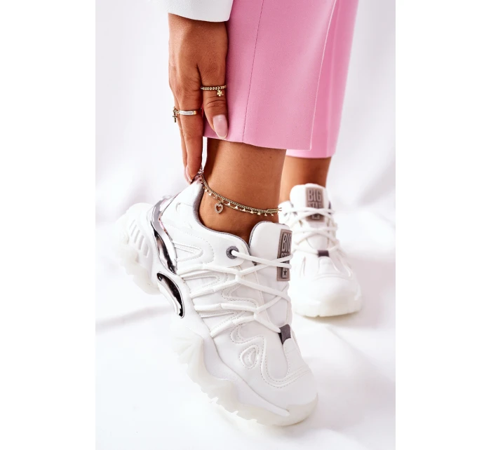 Dámské Sportovní Obuv Memory Foam Big Star II274088 Bile Dámské Sportovní Obuv Memory Foam Big Star II274088 Bile