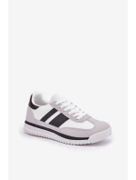 Dámské Sportovní Boty Tenisky Bílé model 21683225 - Boto Dámské Sportovní Boty Tenisky Bílé model 21683225 - Boto