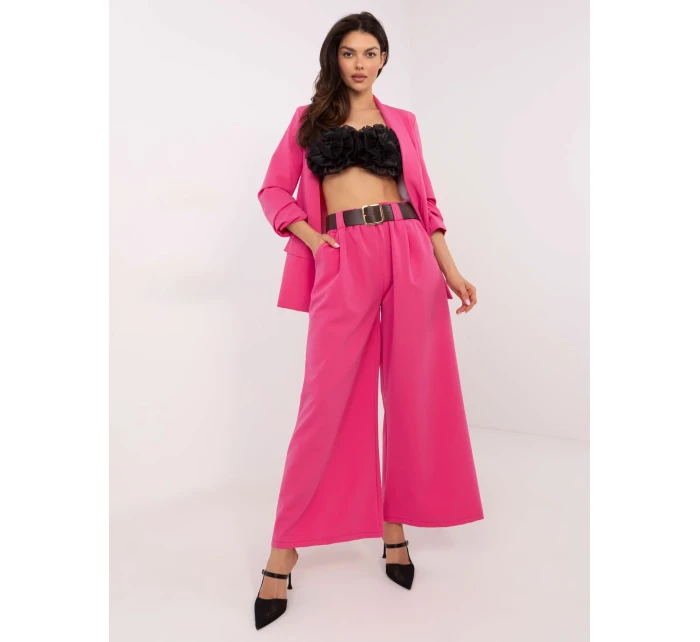 Spodnie DHJ SP ciemny różowy model 20831809 - FPrice Spodnie DHJ SP ciemny różowy model 20831809 - FPrice