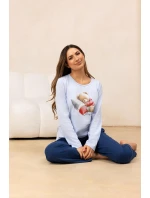 Pyžamo model 21236356 long/r 2XL Z25/26 dámské - Regina