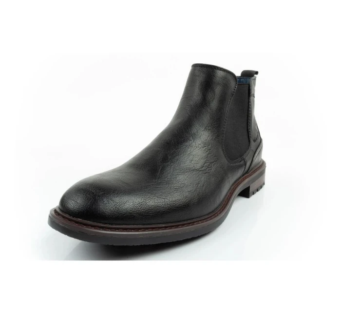 Wrangler Randy pánské boty sable boty elegantní módní slip-on černé